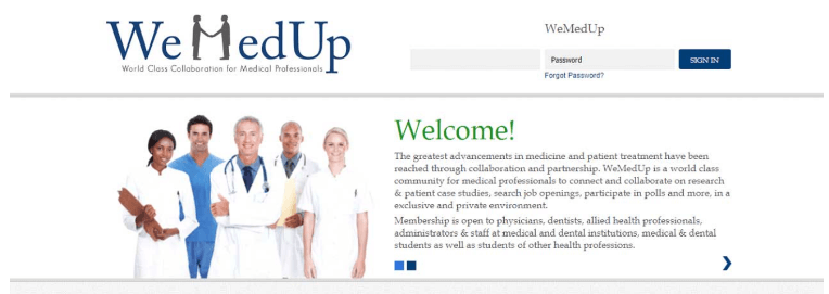 Online Community for Healthcare Professionals